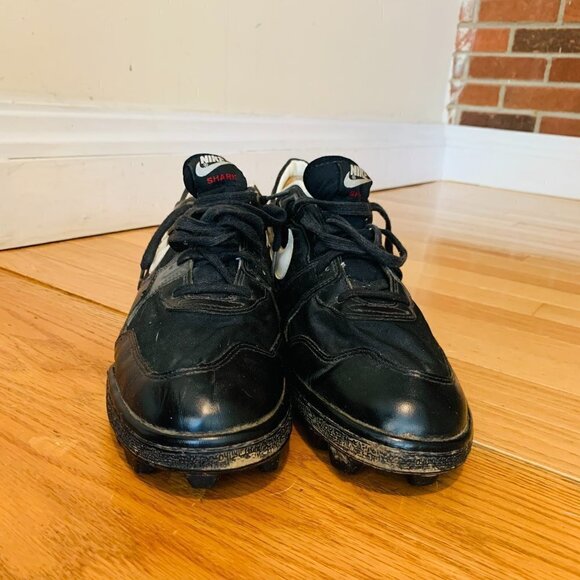 Vintage 1991 Nike Grid Shark Football Cleats Size 10.5 main image 9